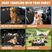 Dog Car Seat Cover for Back Seat, Waterproof Dog Hammock for Car, SUV and Trucks