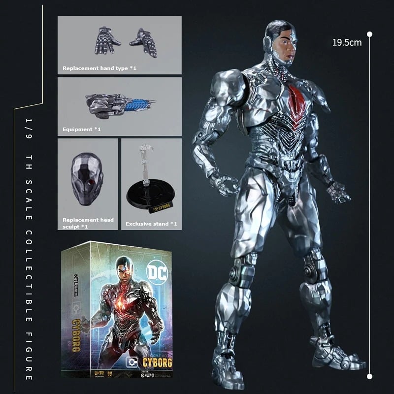 Fondjoy DC Movie 1/9 Scale Action Figure Collectible Model Boys Toys Gift