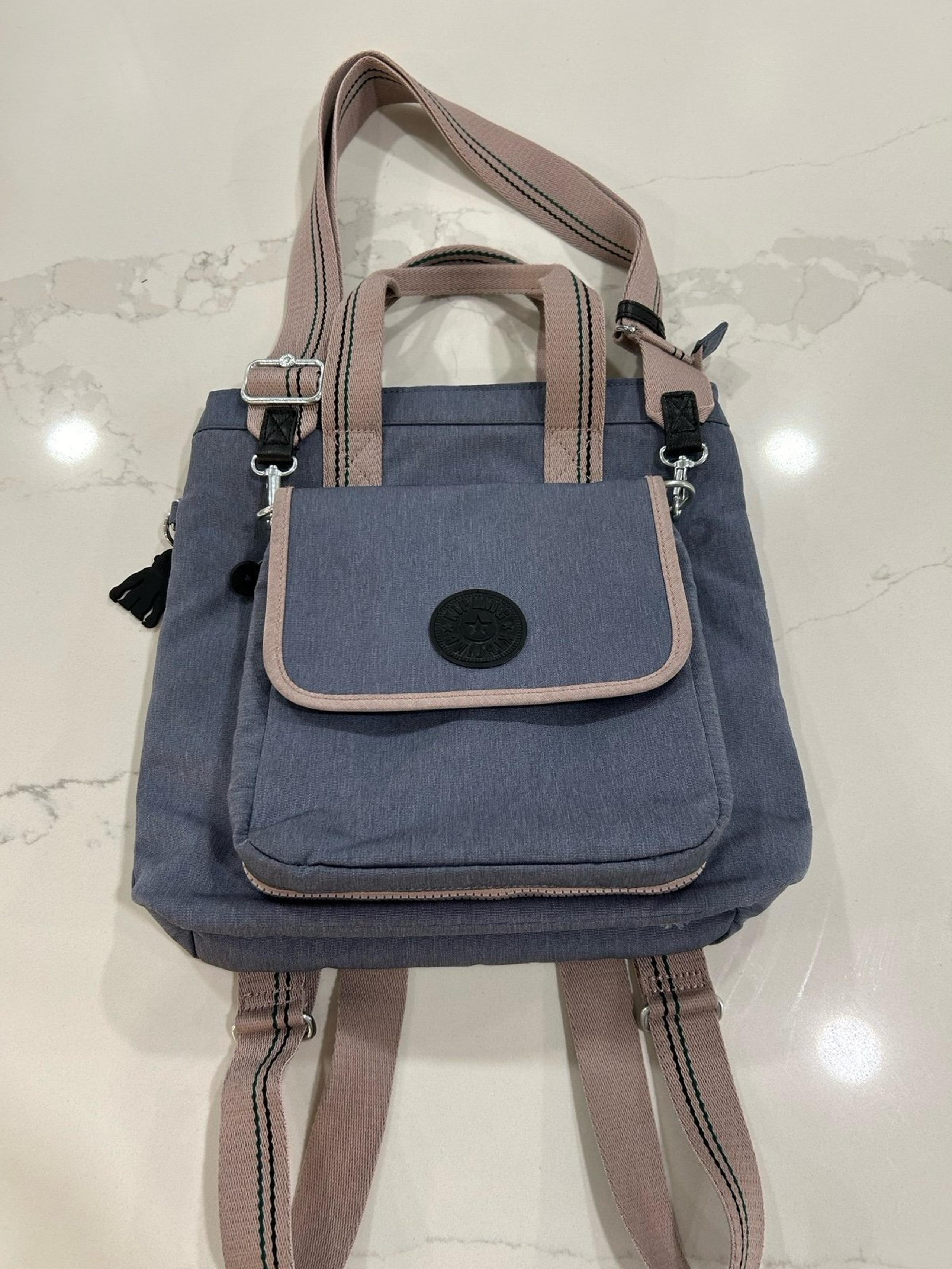 Kipling Vatche Denim 2 in 1 Backpack/Crossbody Bag