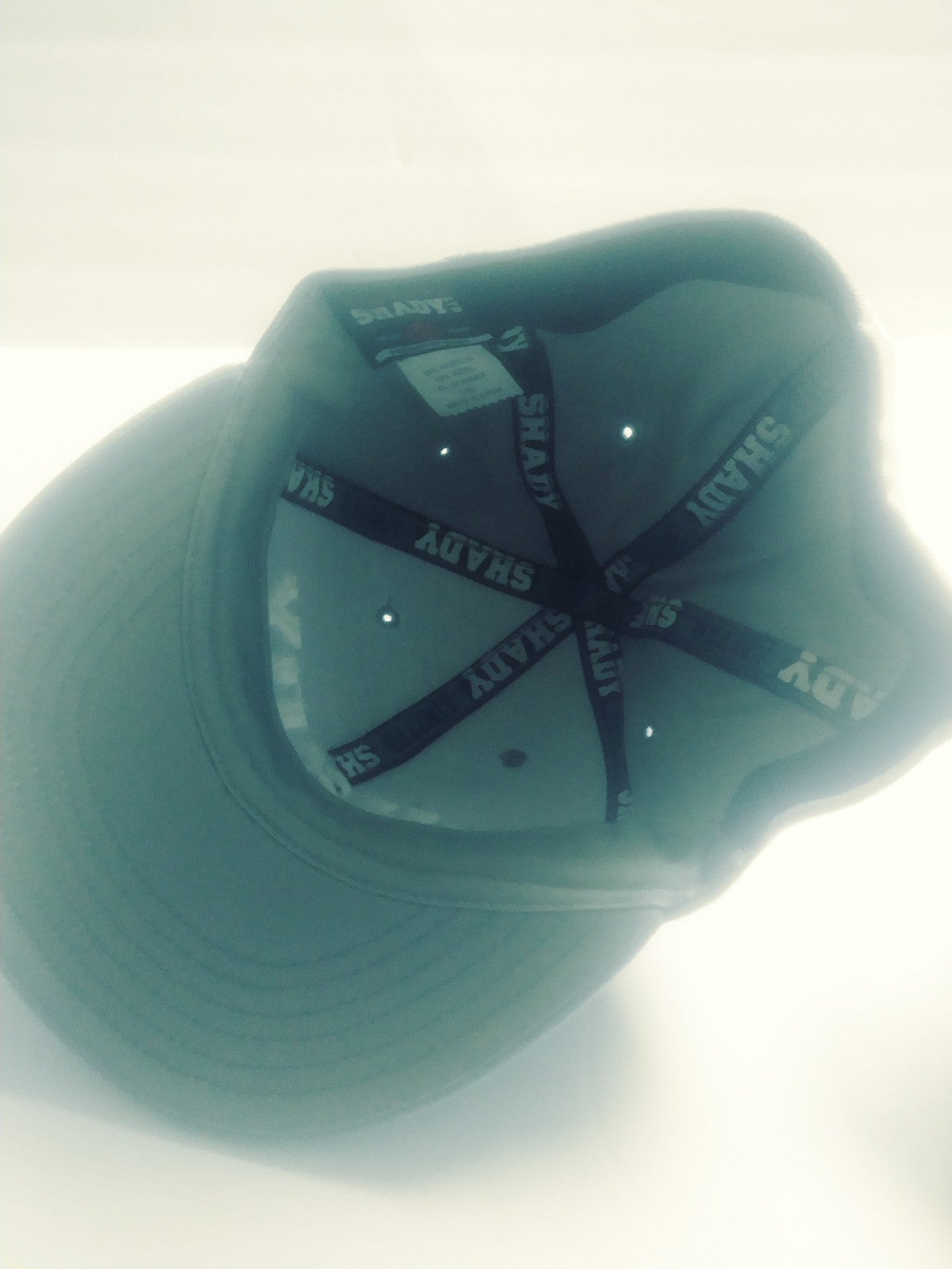 Shady Limited LTD by Eminem Gray and White L/XL Hat with Embroidered 8 - detail