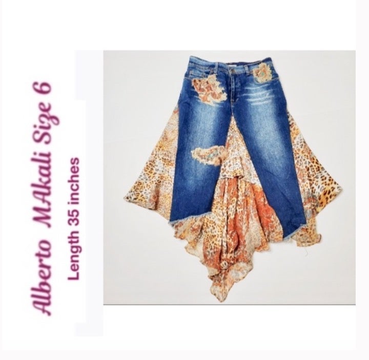 Alberto Makali Maxi BoHo Skirt.