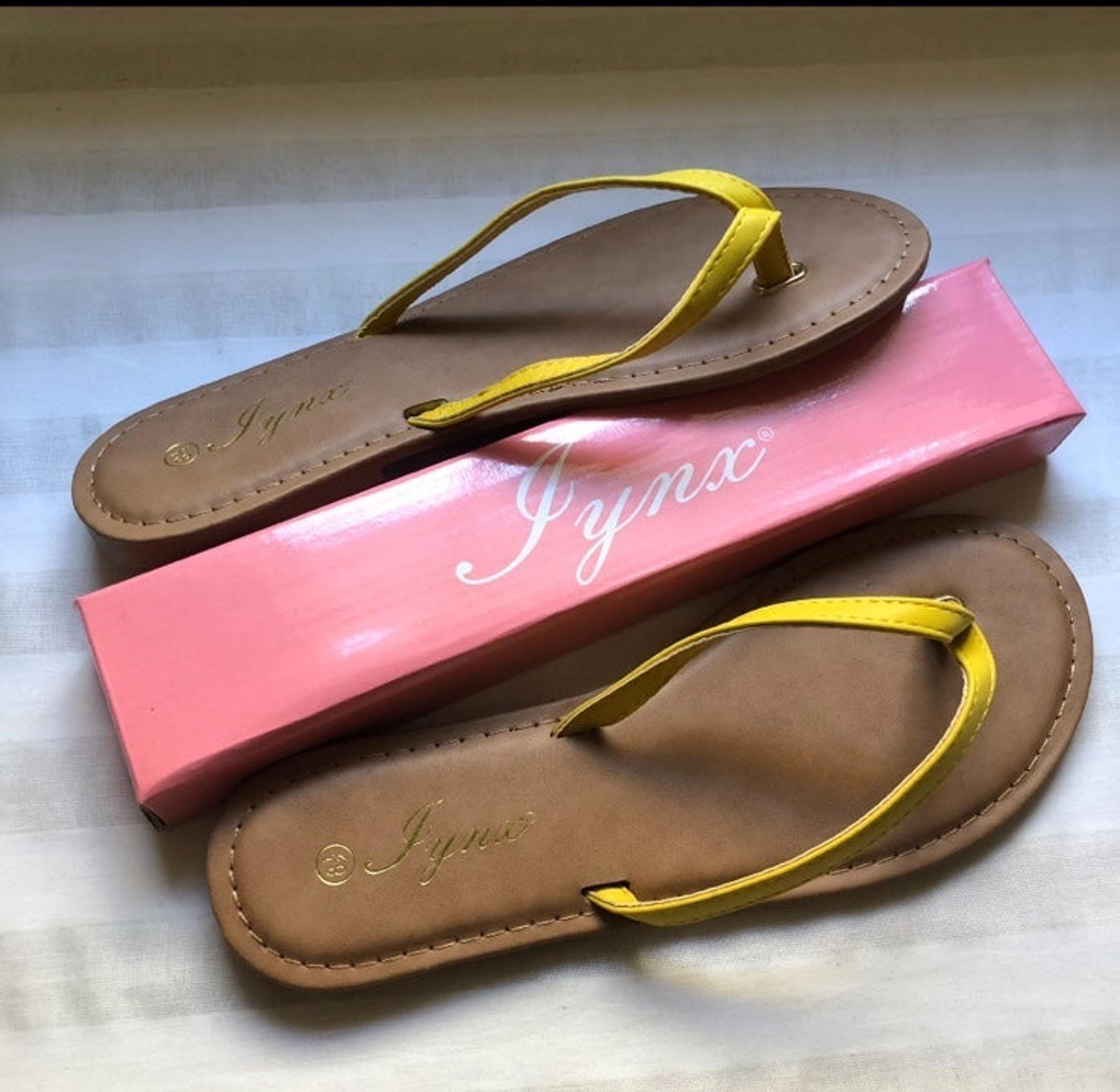 Yellow Strap Sandals, 8.5