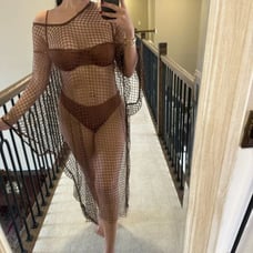 ZARA SEQUIN MESH KAFTAN DRESS