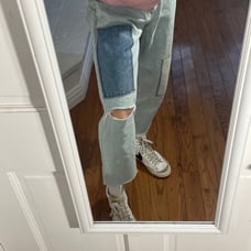 Urban outfitters patchwork jeans