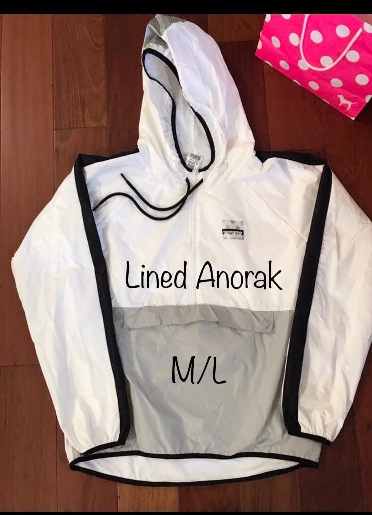 VS PINK Lined Anorak Windbreaker LARGE