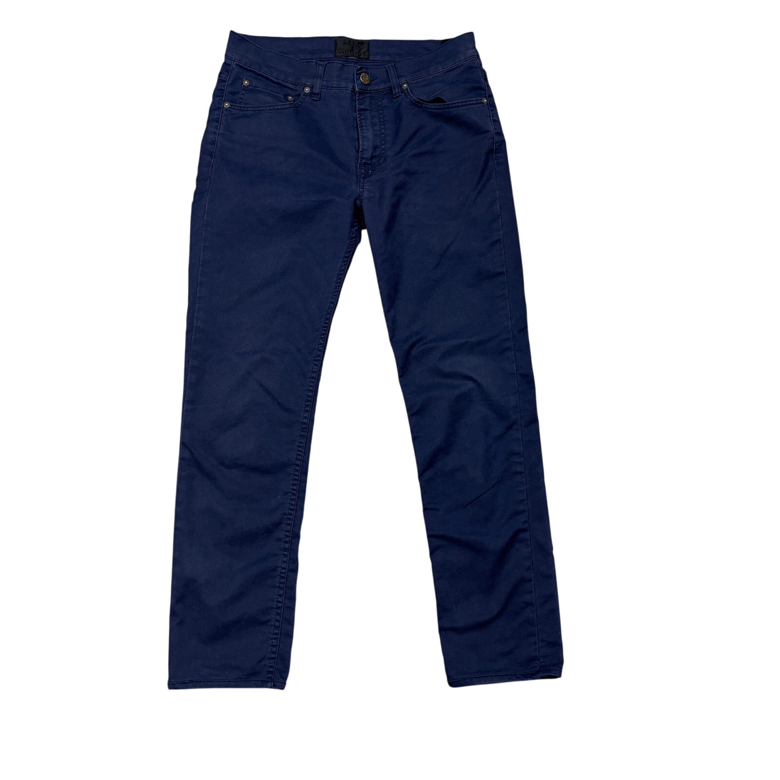 Acne Studios Ace UPS Navy Jeans Cotton Stretch Denim Men's 31x28