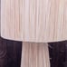 Natural and Black raffia lamp, raffia lampshade, Handmade in Rattan,wicker shade