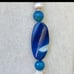 Long baroque pearl and agate neckace