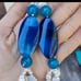 Long baroque pearl and agate neckace