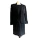 Vintage Garfield & Marks Black Dress Suit Two Piece Sz 4 Womens Classic Textured