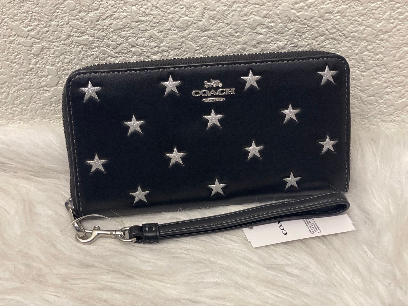 Coach Long Zip Around Wallet With Star Print CW479