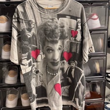Vintage 90s I Love Lucy All Over Print AOP Promo T Shirt Size XL