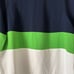 NWT French Connection Navy White Green Colorblock Tunic Shirt Blouse Top Size 6
