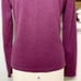 ORDOS Pure Cashmere Purple Turtleneck Sweater Small
