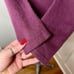 ORDOS Pure Cashmere Purple Turtleneck Sweater Small