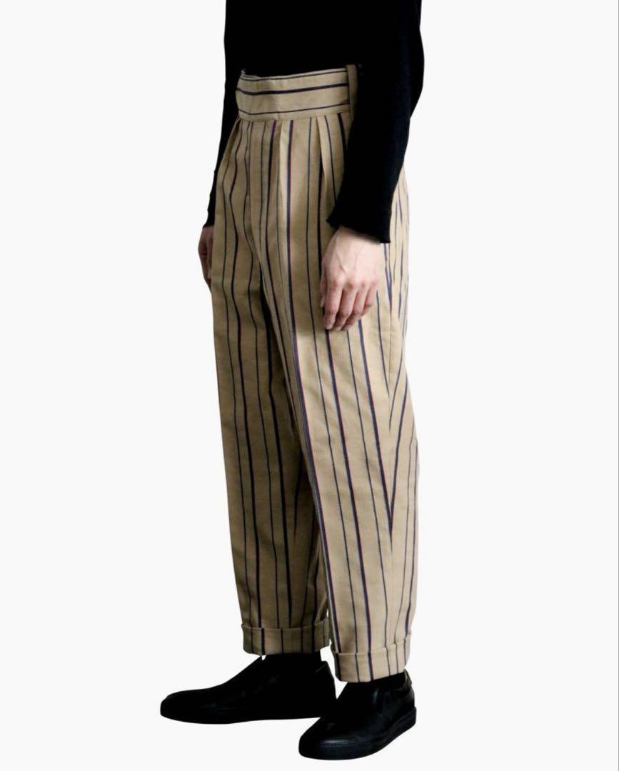 NEAT Belted Alternate Stripe Pants