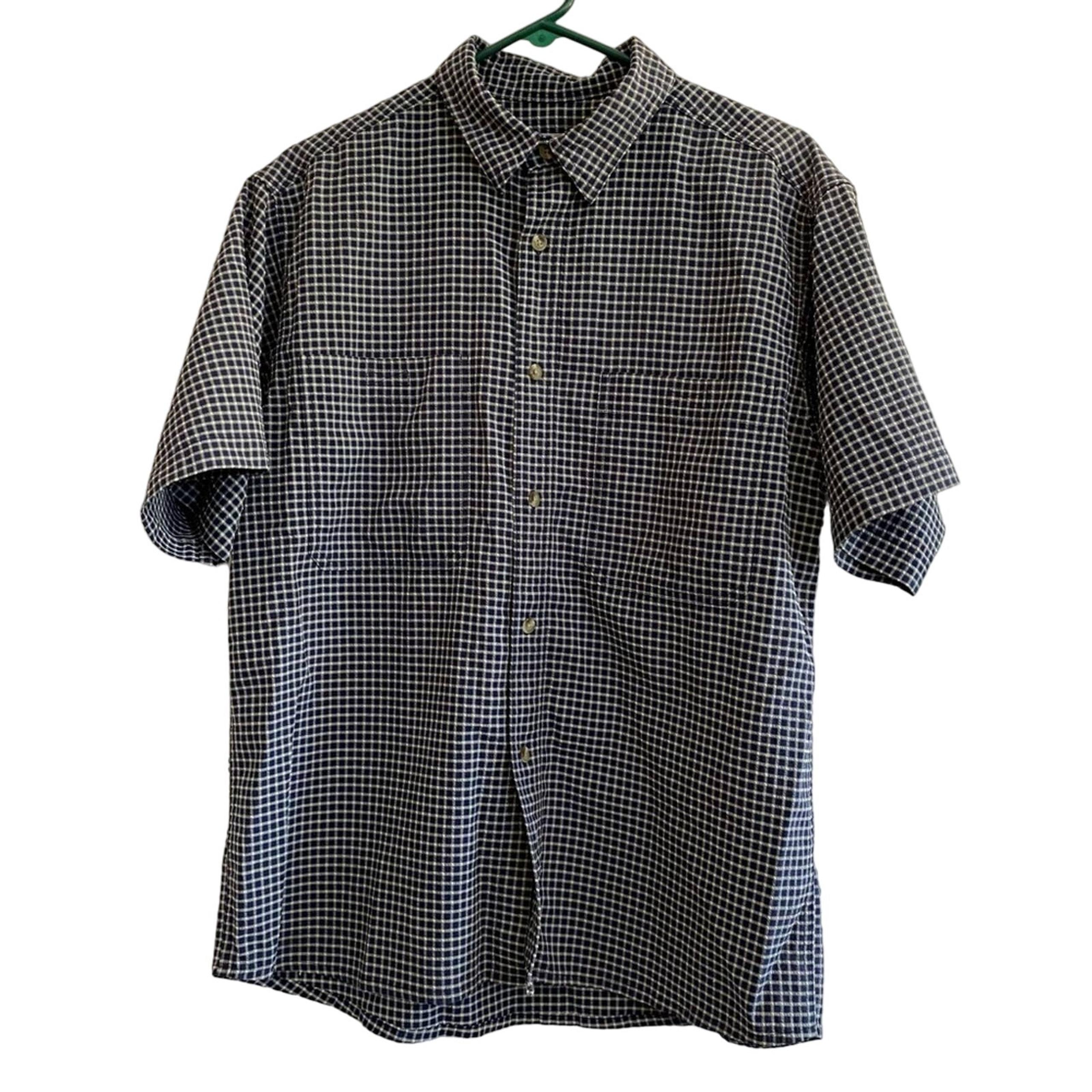 Men’s EMS short sleeve button down shirt medium outdoor fishing