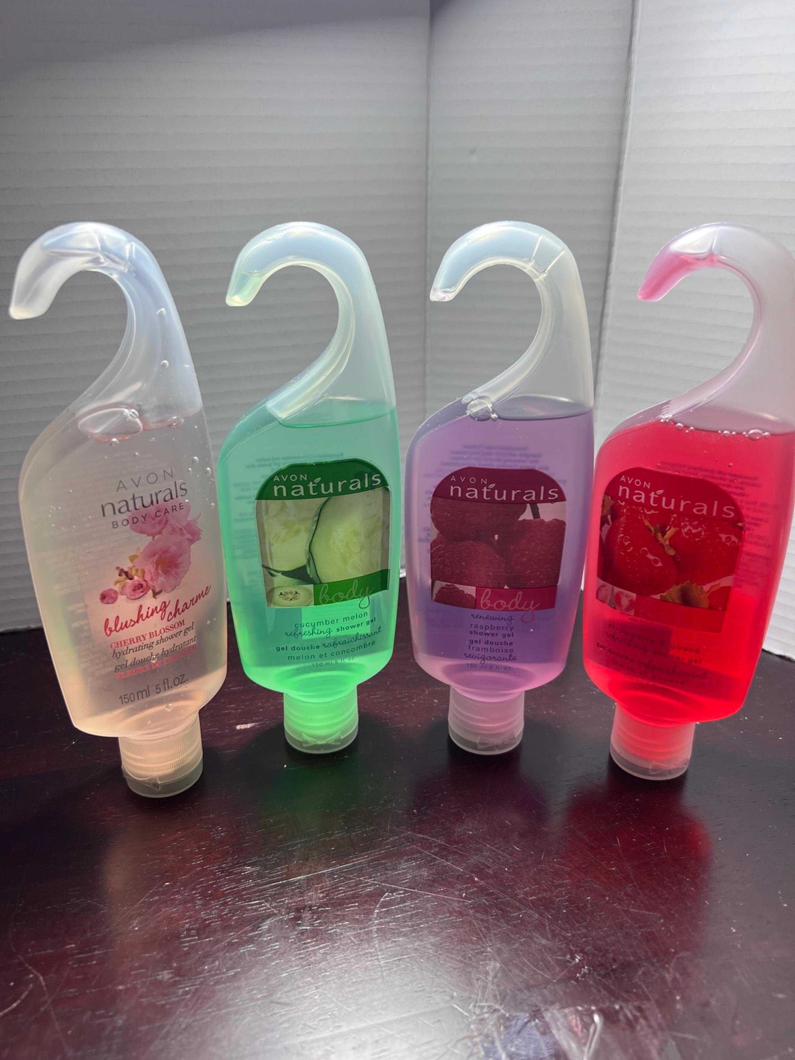 Avon Naturals Shower Gels 4 Piece Bundle