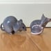 Royal Copenhagen Mouse Figurines, set of 2!