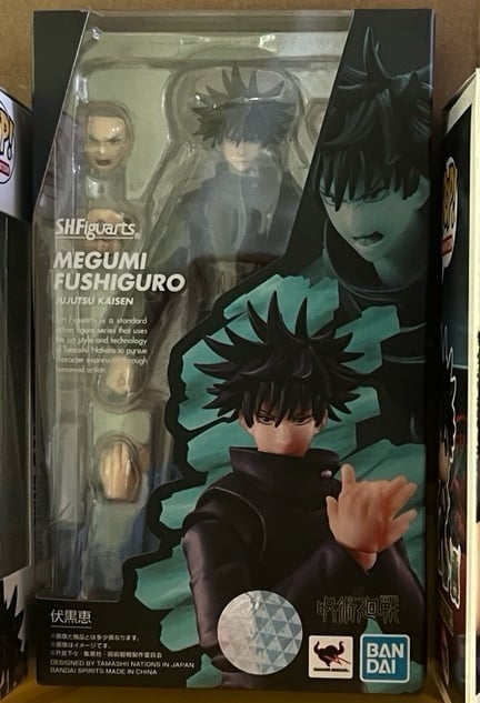 SH Figuarts Megumi Fushiguro Jujutsu Kaisen brand new sealed with bonus item