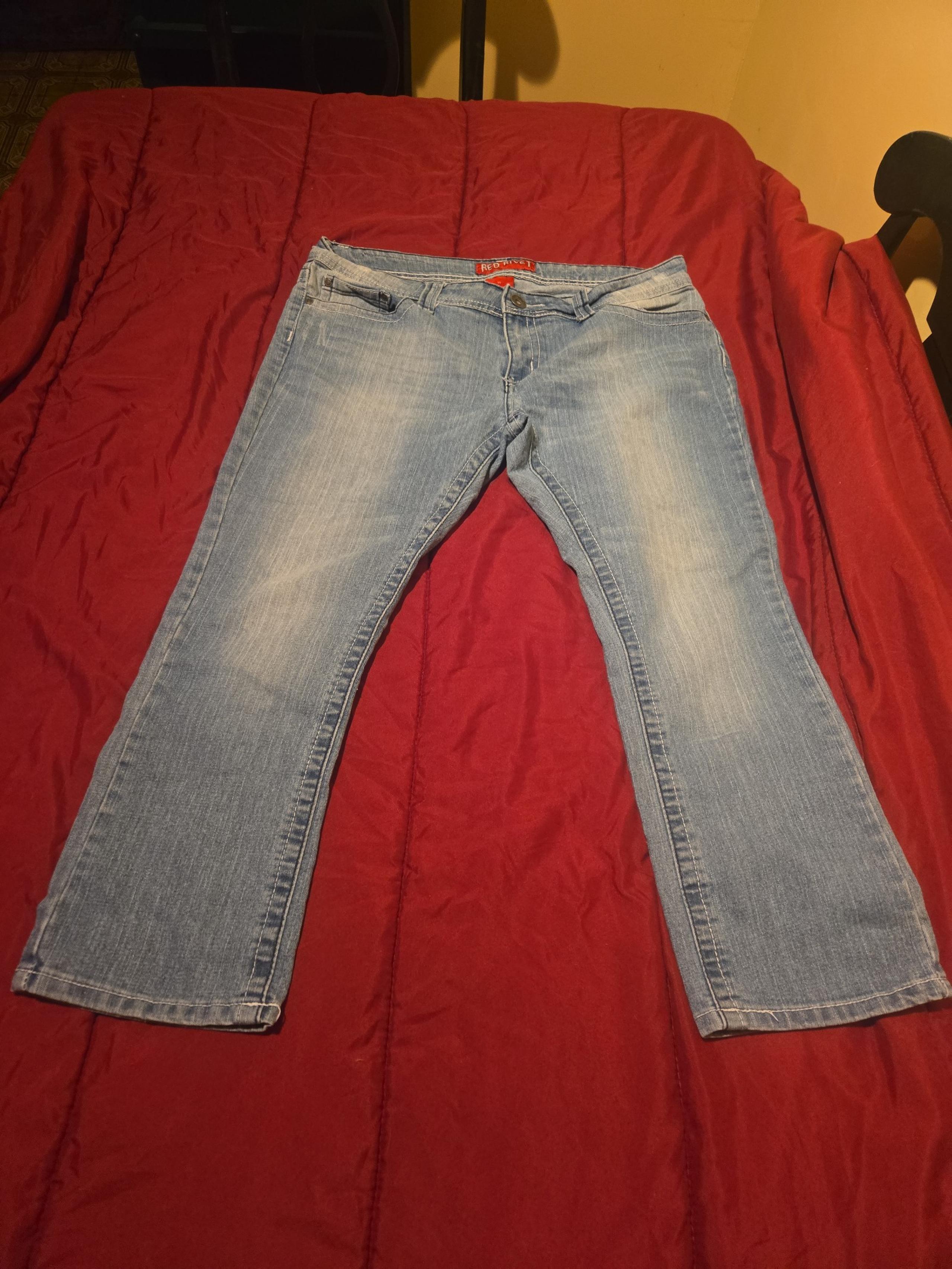 Red Rivet jeans Size 17