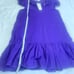 Never a wallflower new with defects Rachel Dress Purple Cotton Windowpane XS
