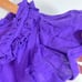 Never a wallflower new with defects Rachel Dress Purple Cotton Windowpane XS
