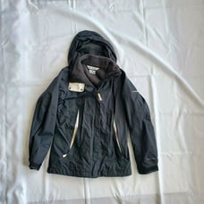 Columbia Omni-Shield Interchange Windbreaker Jacket Women's Size Small Black EUC