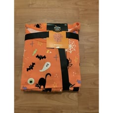 2pc Halloween Hyde and EEK Target Women's Pajama Set Orange Black Size 3X