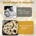 Chicken Shredder Tool Twist for Kitchen, Manual Chicken Breast Grinder