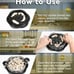 Chicken Shredder Tool Twist for Kitchen, Manual Chicken Breast Grinder