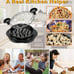 Chicken Shredder Tool Twist for Kitchen, Manual Chicken Breast Grinder