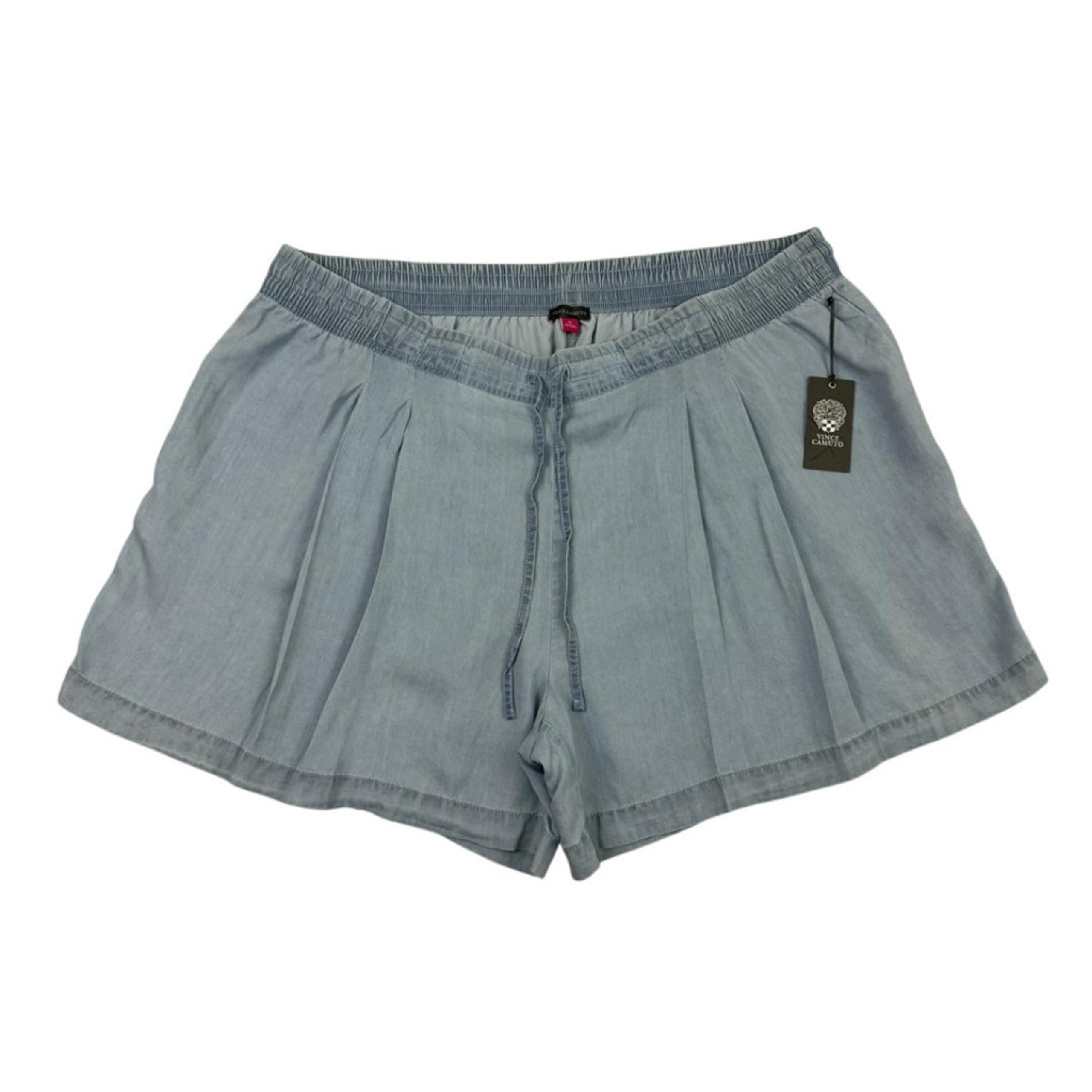 Vince Camuto Women’s 3X Lyocell Shorts Arctic Surf Blue Plus MSRP $79
