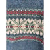 Legend Genuine Shetland Wool Made in USA Navy Blue men's Large Sweater