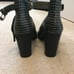 10 Crosby Green/black Sandal Heels 10 M