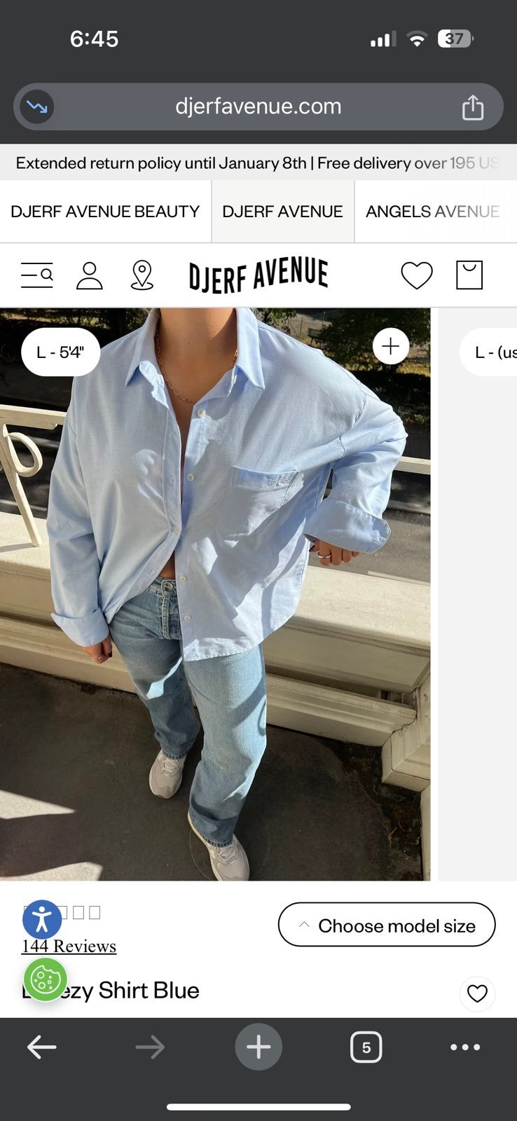 Djerf Avenue breezy shirt