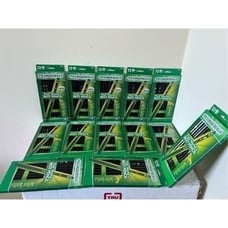 Lot of 13 TICONDEROGA THE WORLDS BEST PENCIL PREMIUM WOOD W/ERASER = 130 PENCILS