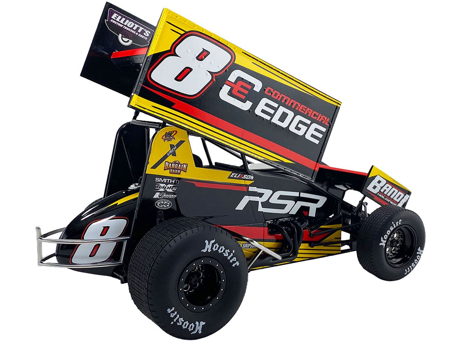 Winged Sprint Car #8 Cory Eliason Commercial Edge RSR High Limit Sprint Car S