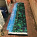 Tarp (front) for tent booth/ corn design