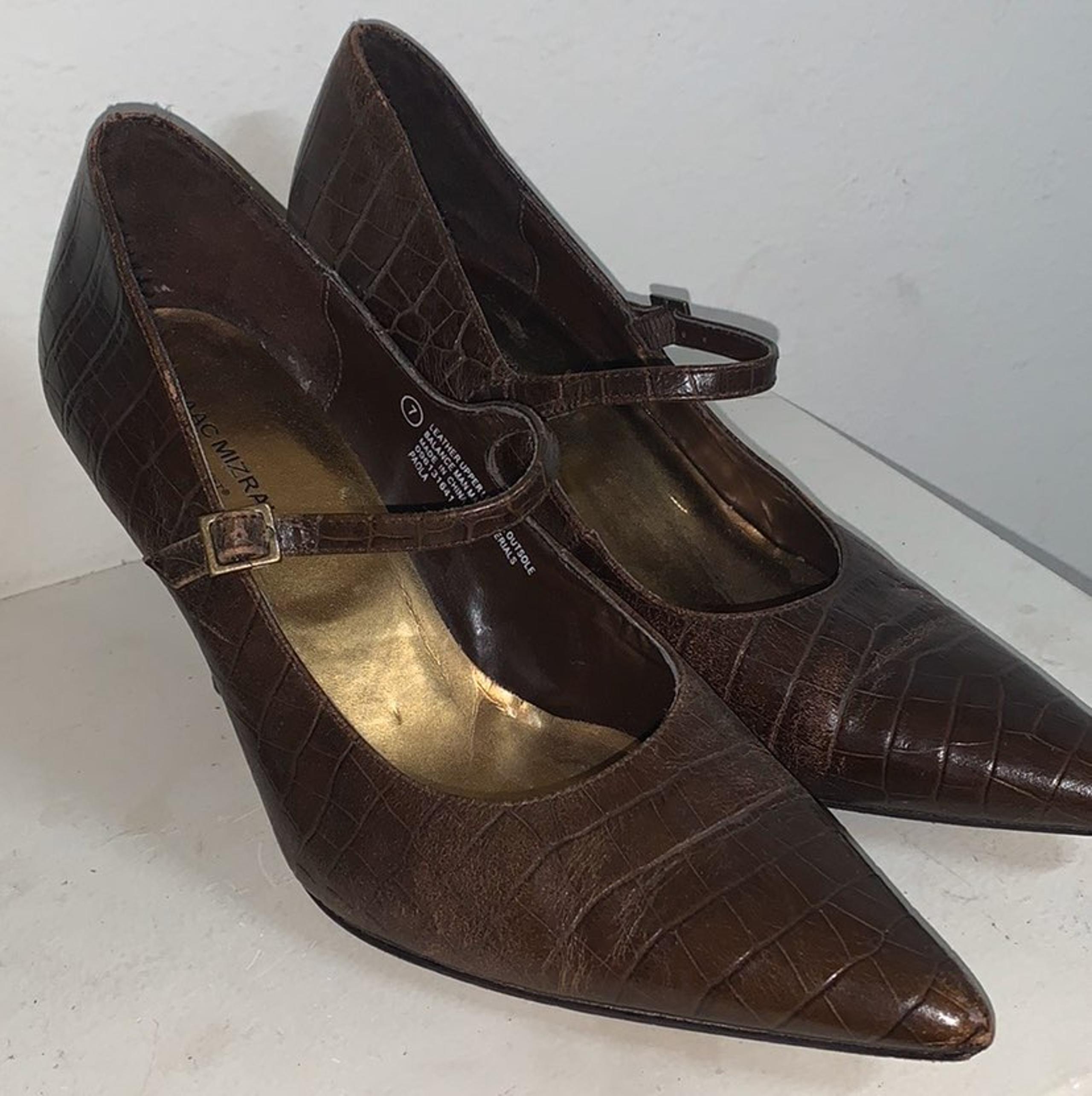 Leather Short Stiletto Heels