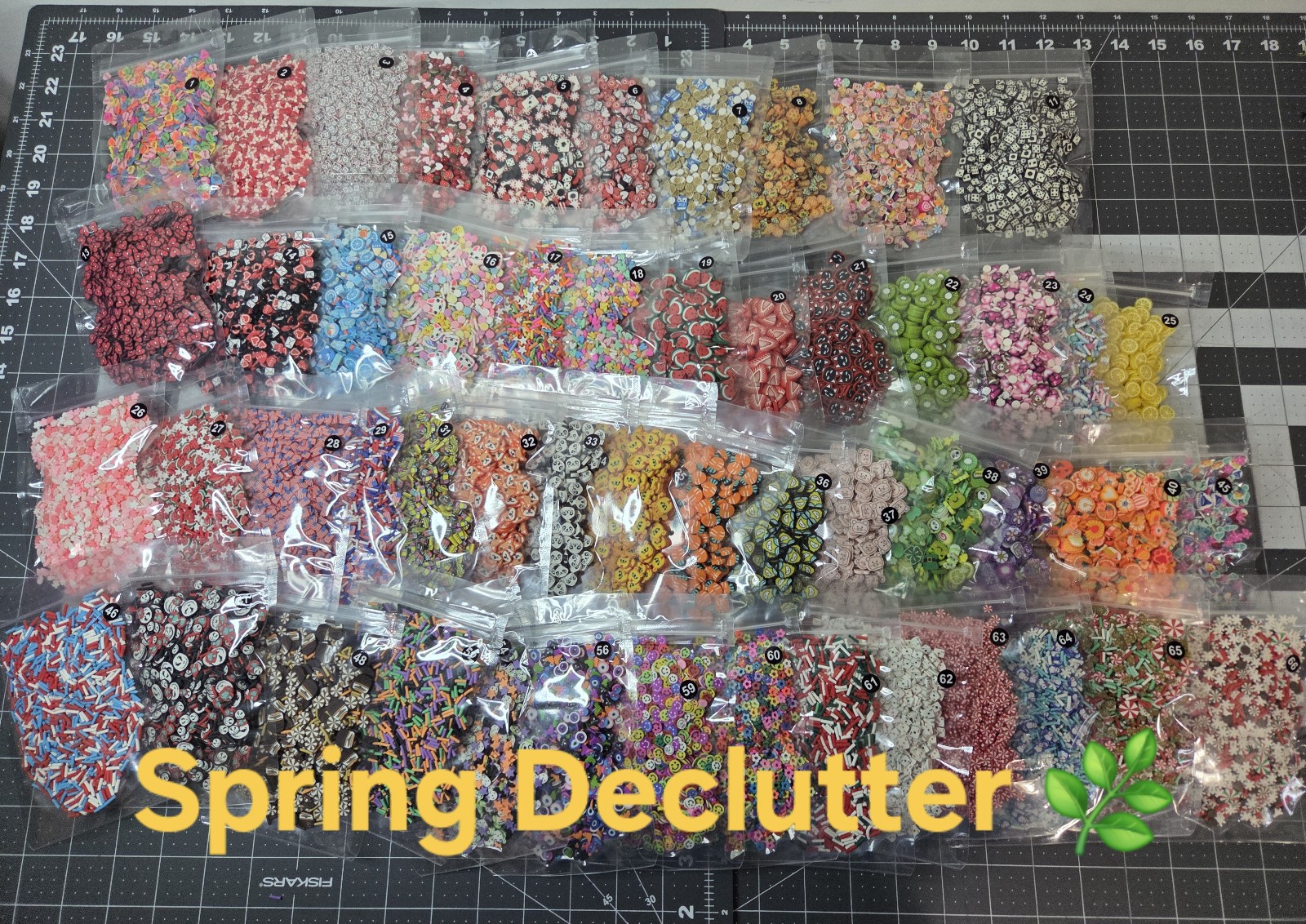 POLYMER CLAY SLICES 52 bags
