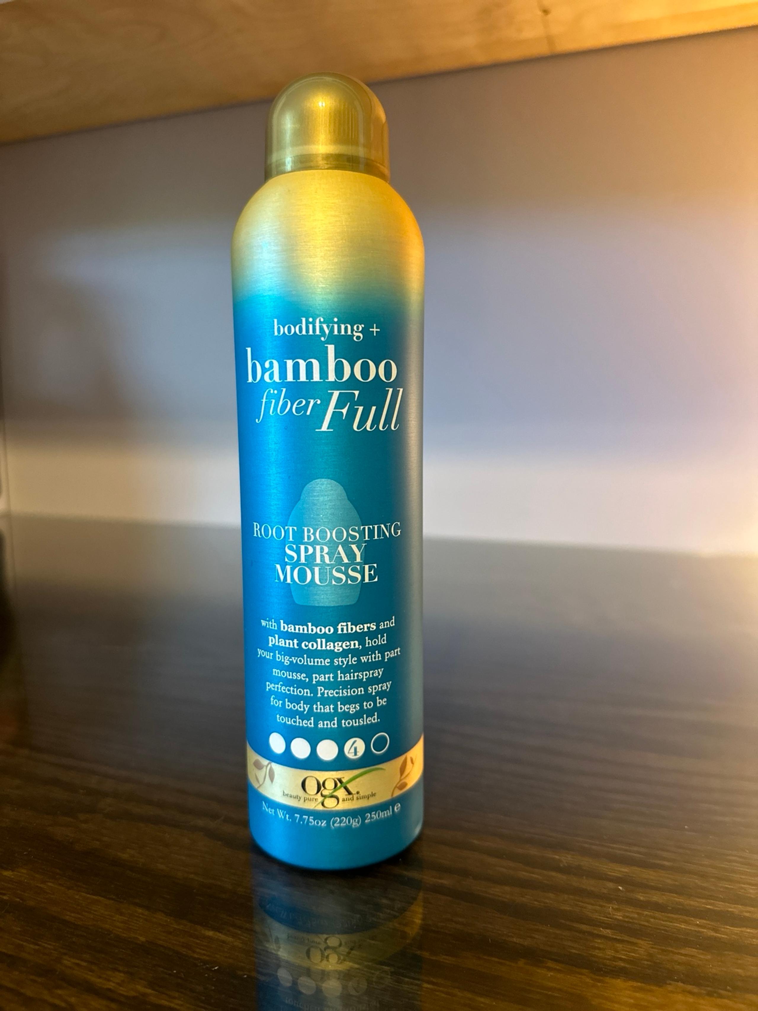 ogx root boosting spray mousse