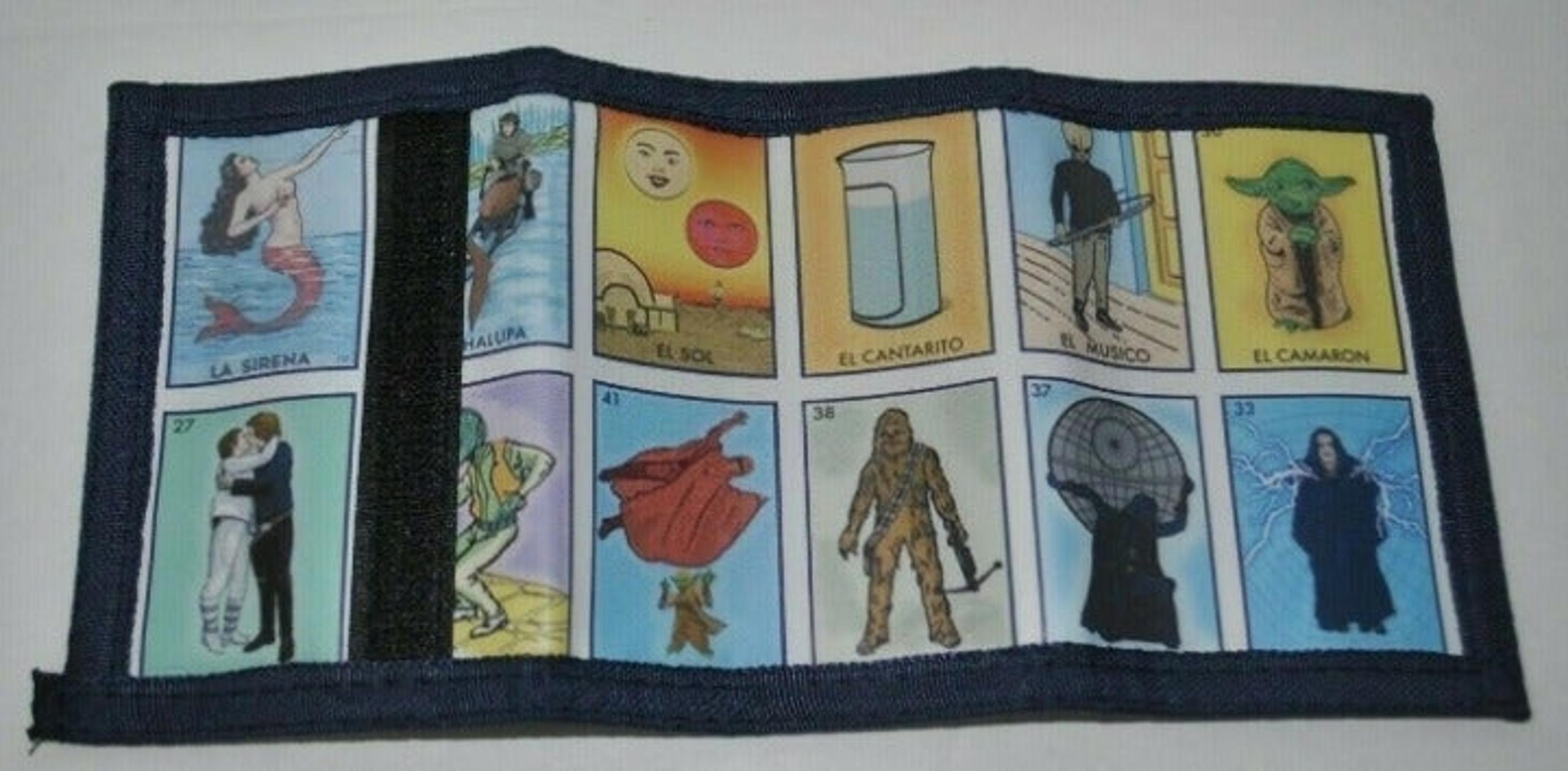 Star Wars universe themed Loteria Bingo novelty Wallet new