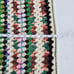 Vintage Crochet Granny Continuous Square Around The World Throw Blanket Colorful