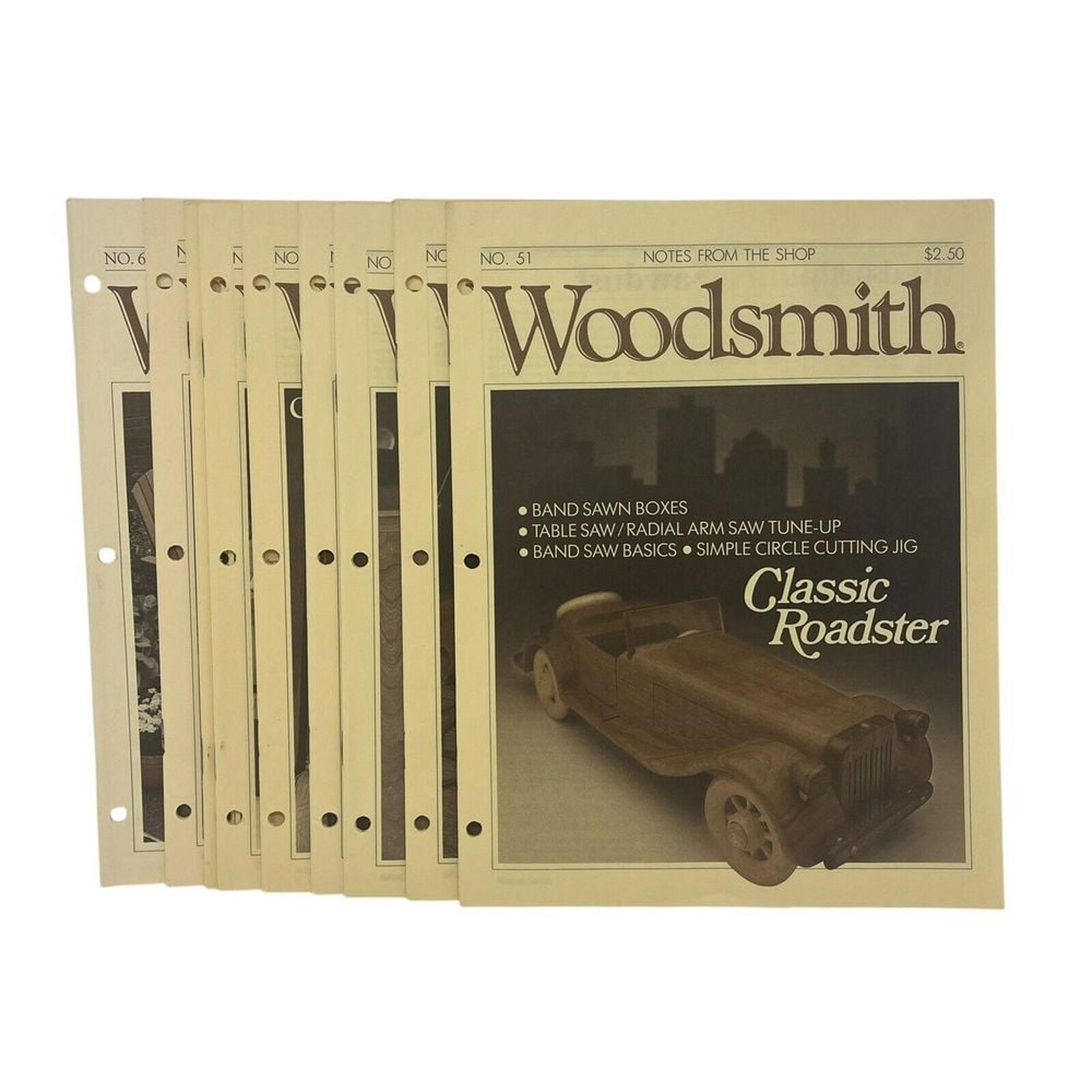 9 Vtg 80s90s Woodsmith Wood Projects Patterns Notes From The Shop Magazines Lot