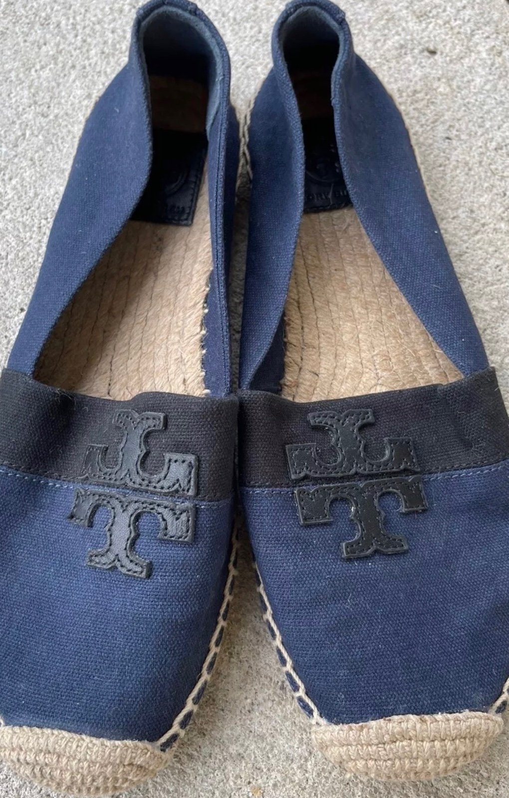 Tory Burch Espadrilles Navy Blue Women’s 8