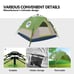 Automatic Instant Pop Up 4-5 Person Tent Outdoor Camping Hiking Waterproof Tent