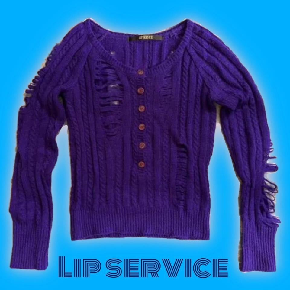 Lip service goth top