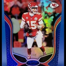 2019 Panini Certified Patrick Mahomes Mirror Blue 47/40