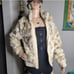 Faux fur coat